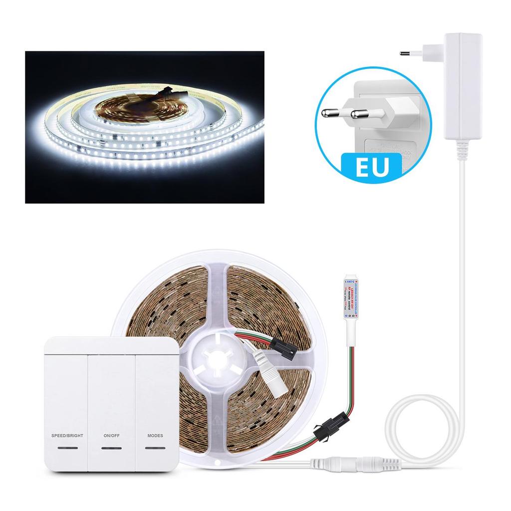 5 м 10 м/рулон светодиодная лента для скачек на лошадях 24 В 120 светодиодов/м бегущая вода течет световая лента с беспроводным контроллером RF