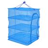 45 * 45 * 65cm Folding 4 Layers Fish Mesh Hanging Drying Net Food Dehydrator Fish Vegetable Dryer Net