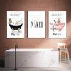 Забавный сексуальный коллаж с задницами, постер для ванны, скандинавские цитаты для ванной комнаты, декоративные картины, холст, настенная художественная картина, украшение для туалета и туалета