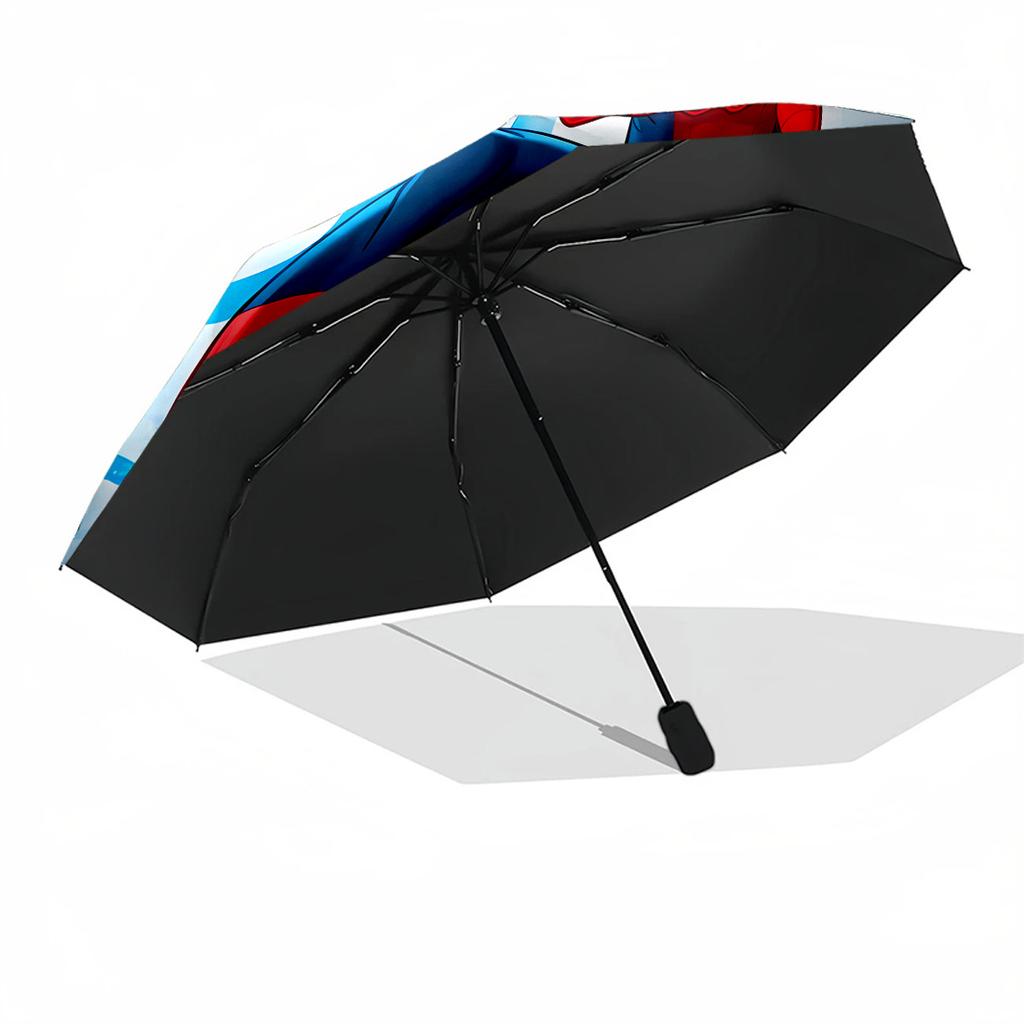 Ultimate Spider-man Adventure Automatic Umbrella Compact & Durable 8-Rib Design Sturdy Construction Durable Everyday Carry Umbrella Elegant Umbrella
