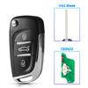 KEYYOU 434MHz ASK FSK Modified Flip Remote Key For Peugeot 407 307 For Citroen C2 C3 C4 C5 C6 C8 PICASSO CE0523 CE0536 VA2/HU83