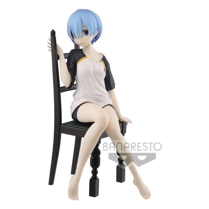 Figurine - BANPRESTO - Rem T-Shirt ver. - 21 cm - Intérieur - Haute qualité