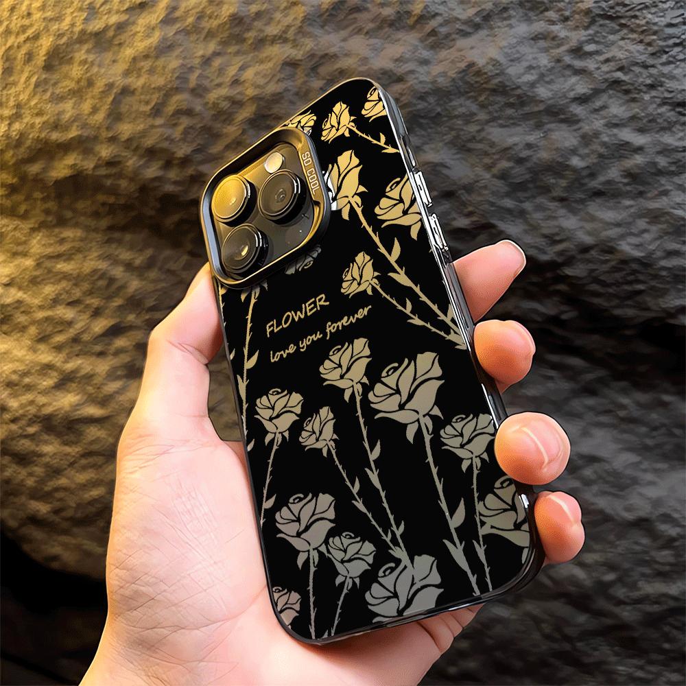 Чехол для iPhone 17 Pro Max 16 11 14 Plus 17e 15 Air 12 Pro 13 Чехол для телефона Креативное Цветочное Искусство