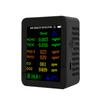 Портативный измеритель качества воздуха 9-в-1 PM2.5 PM10 CO CO2 TVOC HCHO AQI Тестер температуры и влажности Цветной экран Углерод