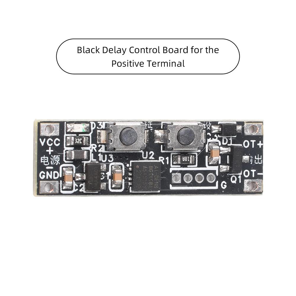 DC 3-20V Wide Voltage Delay Switch Module 3A Output Time Delay Control 0-60min Adjustable Grade Anti-Interference Timer Board