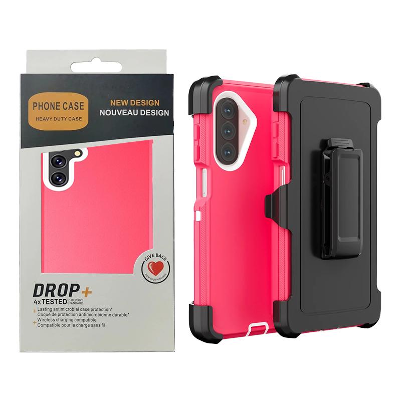 Противоударный чехол-кейс Ott Armor Box для Samsung Galaxy A57 A37 A17 A07 A16 A36 A56 A15 A35 A55 A05 A14 A34 A54 A33 A53 с клипсой