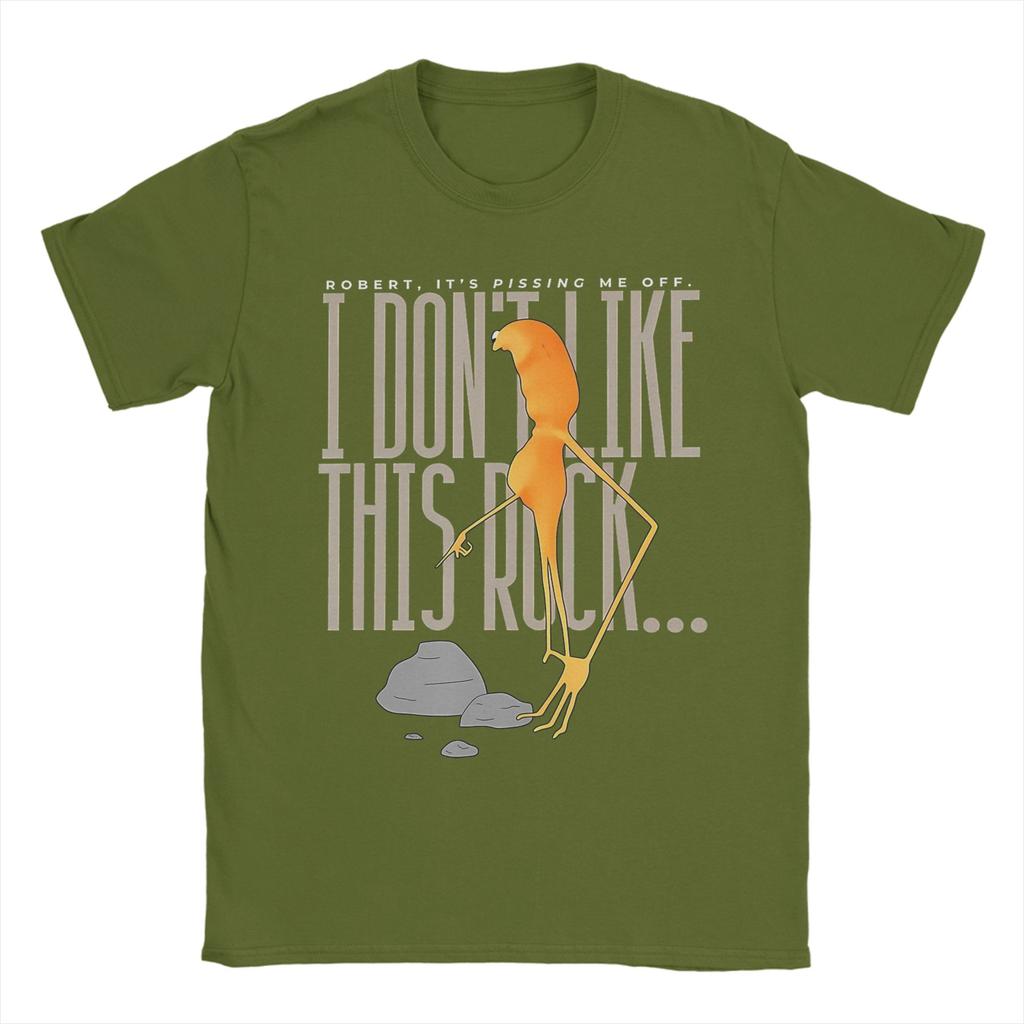 Marcus The Worm I don't like this Rock T Shirts for Men Cotton Vintage T-Shirts Crew Neck Tee Shirt Clothes Birthday Gift