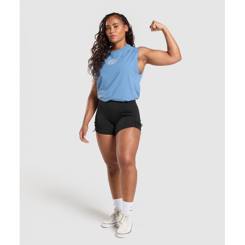 Gymshark Танк Legacy Logo Classic Blue B3b9d Udbr