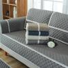 Non-slip Sofa Cushion Fabric Seat Cushion Suitable for All Seasons Solid Color Burlap Modern Simple Sofa Towel Cover