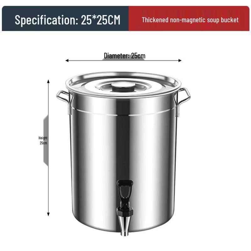 10L Stainless Steel Water Dispenser Bucket with Faucet