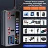 DC 12V/24V в AC 220V 200W Автомобильный инвертор PD+QC3.0 Двойной Type C+4 USB порта Зарядное устройство для телефона Адаптер питания прикуривателя 9 в 1