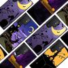 Halloween Phone Case For Samsung Galaxy S10 S20 S21 S22 Fe Plus Ultra Note10 Lite A10 A20 A30 A52 A71 A72 Moonlit Night Fundas