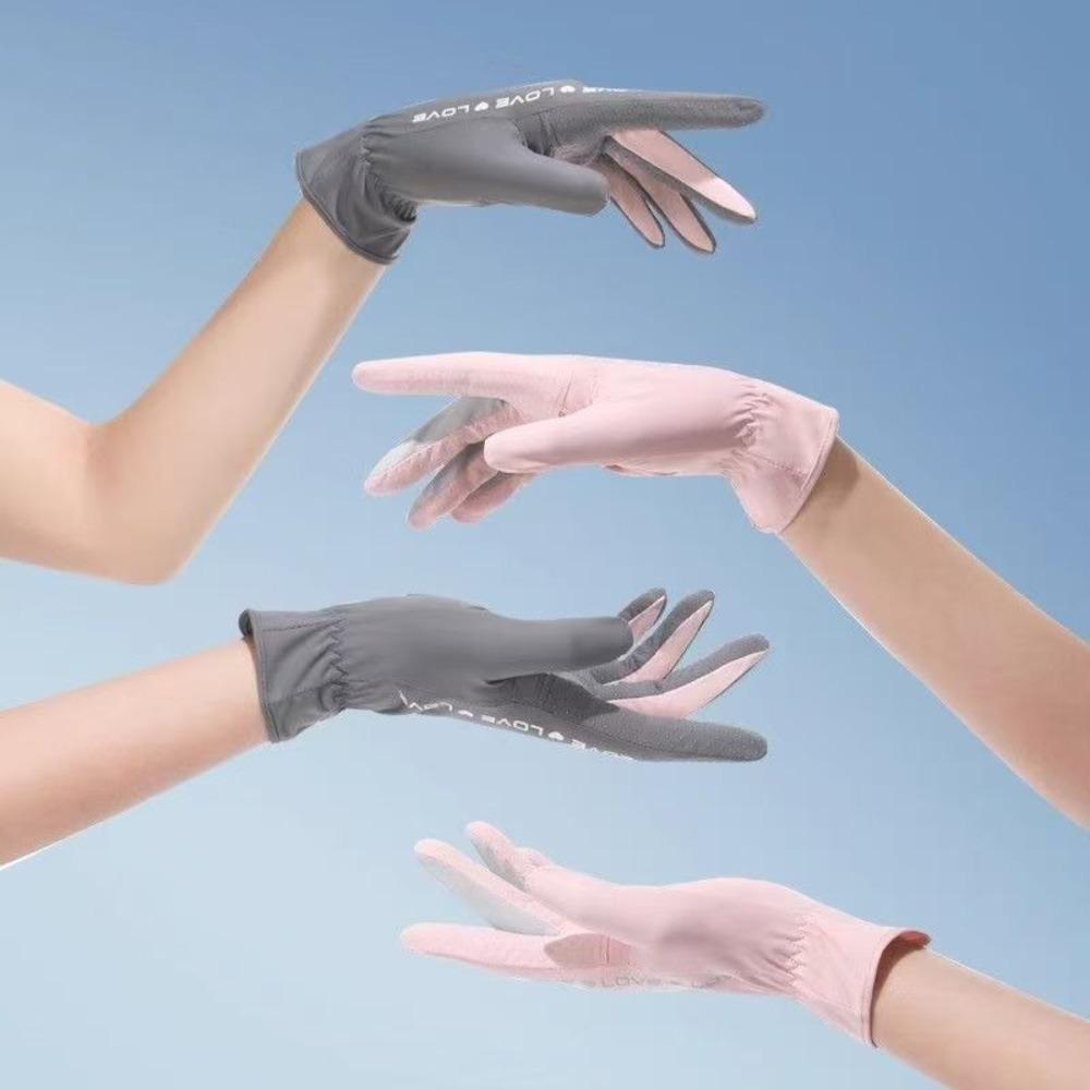 Anti-Skid Women's Summer Gloves Fishing Gloves  for Outdoor Sports Driving Cycling Fishing