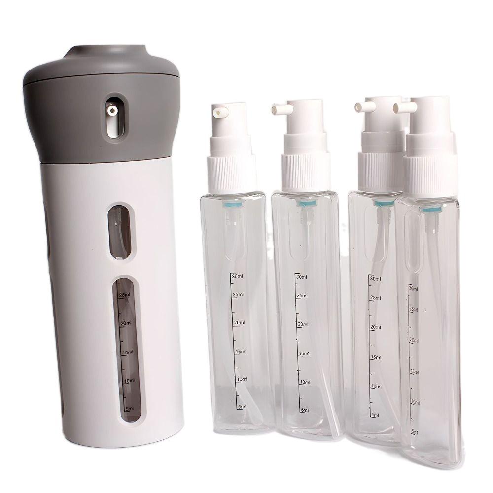 4 шт./набор 4 в 1 флакон-дозатор для жидкости 45 мл набор для прессования контейнеров флакон для лосьона дезинфицирующее средство для рук