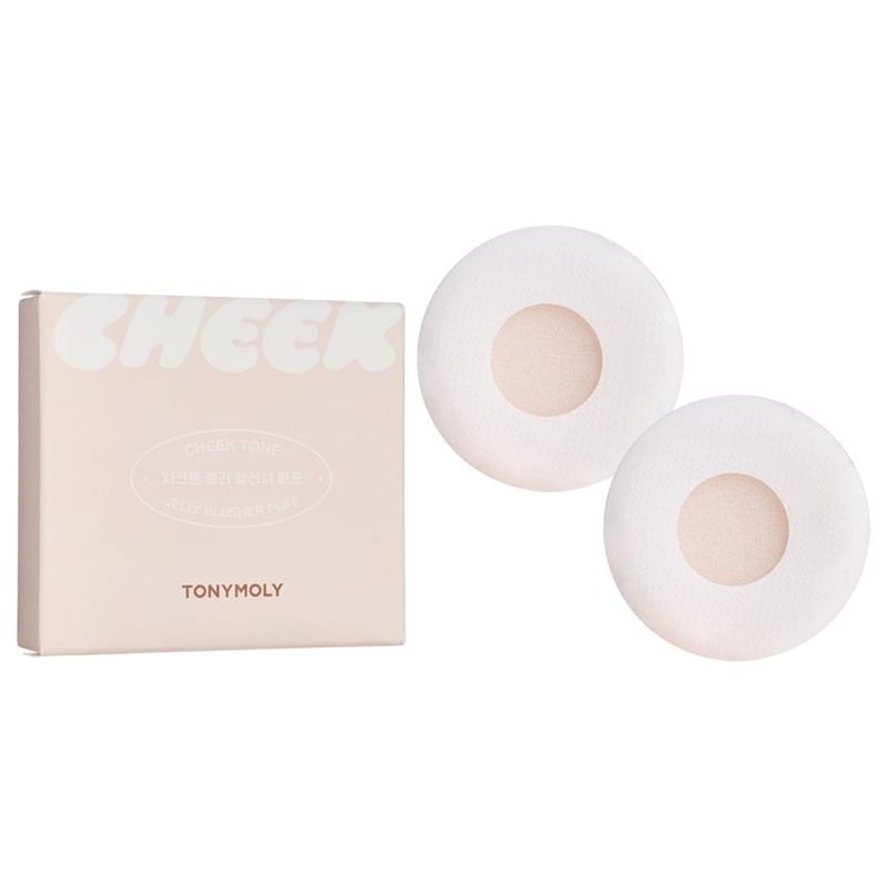 TONYMOLY - Cheek Tone Jelly Blusher Puff Set