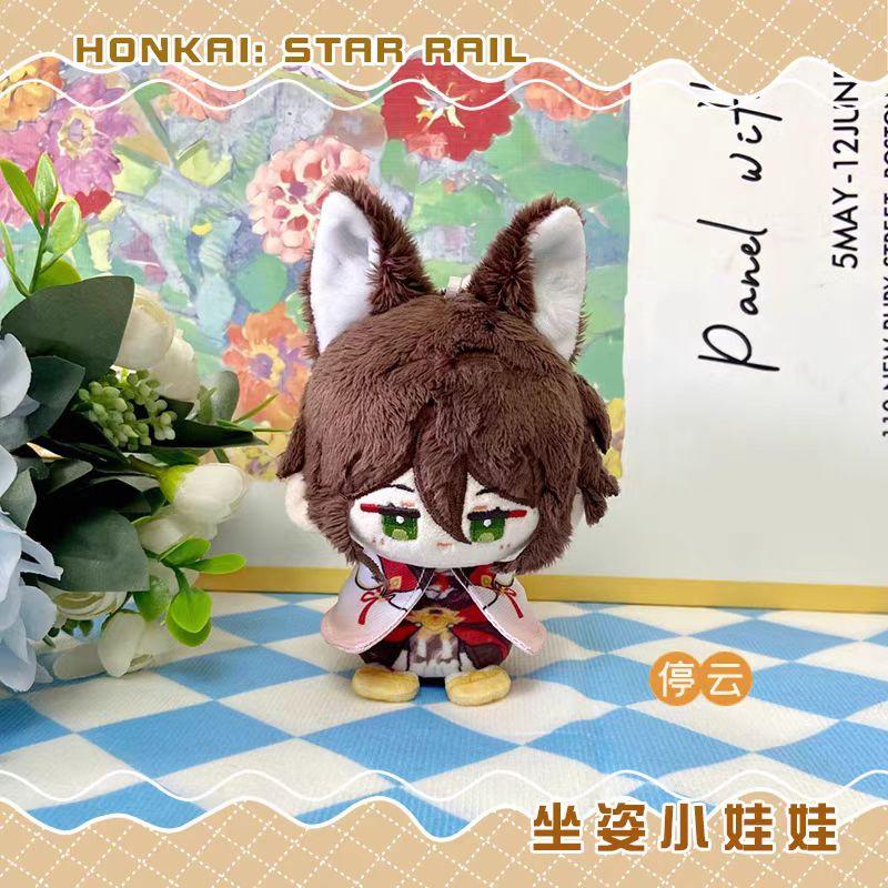Хонкай: Плюшевые куклы Honkai Star Rail Алекса Файнон Мидей Мультяшная Аниме Фигурка Мягкие игрушки Подвеска для рюкзака Коллекционная для фанатов