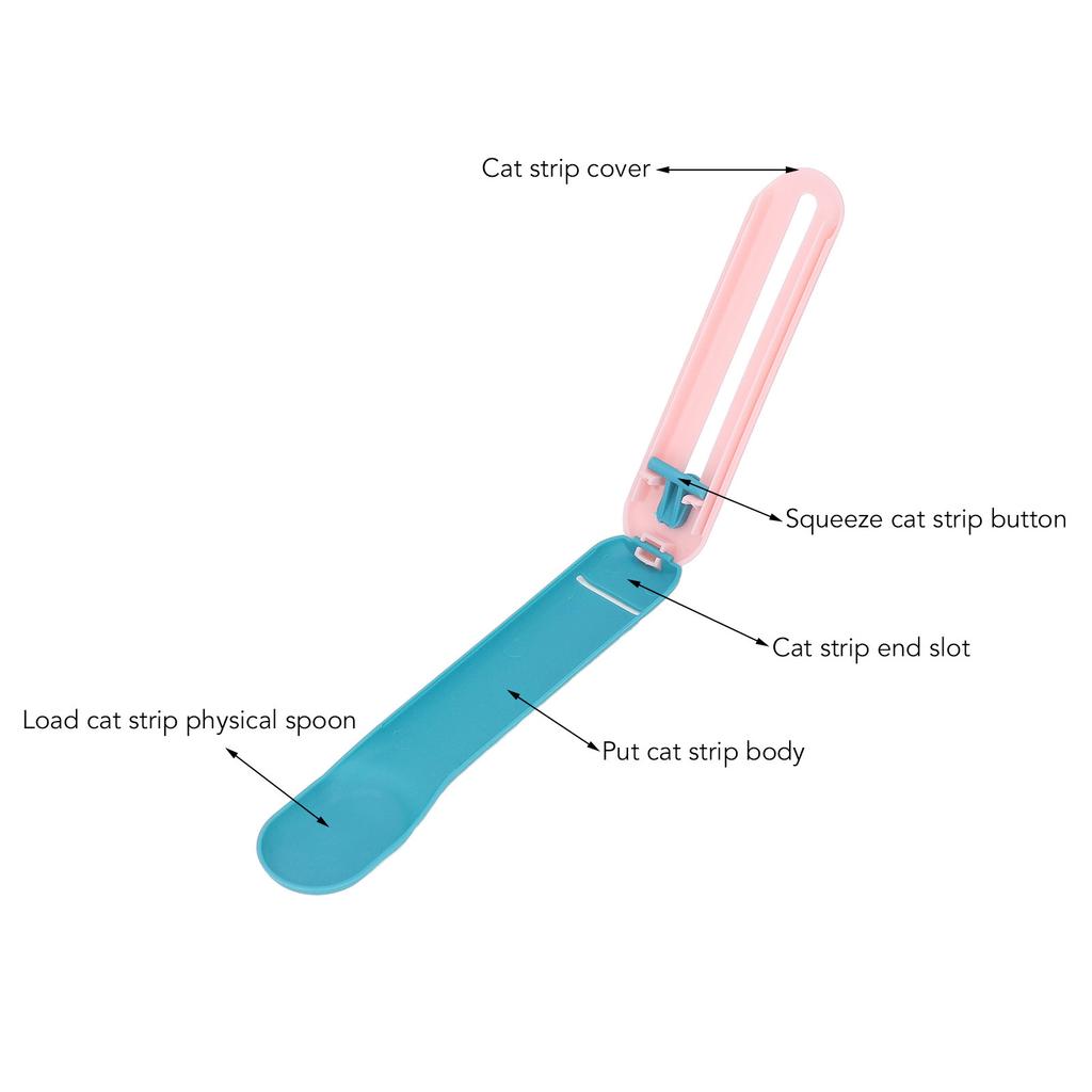 Cat Wet Treats Dispense Spoon Practical Cat Snack Spoon for Pet Feeding Watering Supplies