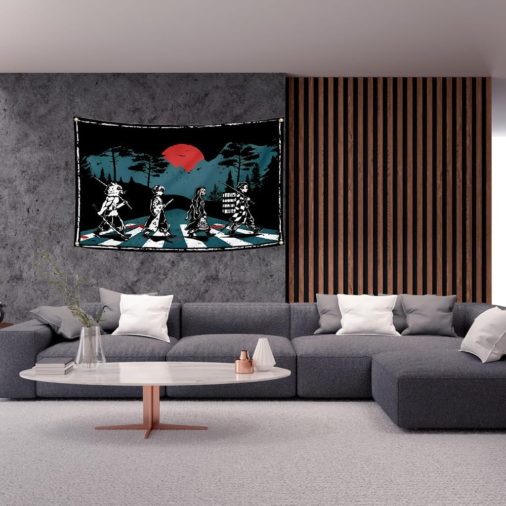 Anime Tapestry 3x5Feet Funny Flag Banner Wall Hanging Wall Décor for Dorm Bedroom Home Décor