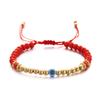 New In Evil Eye Red Crystal Bead Friendship Bracelet for Women Men Simple Handmade Braided Bracelet Friendship Jewelry Gift