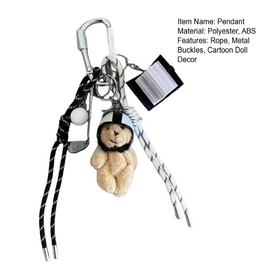 Подвески на веревочную сумку для сумки, кошелька, подвесного украшения, рюкзака, винтажных металлических пряжек, школьного ранца