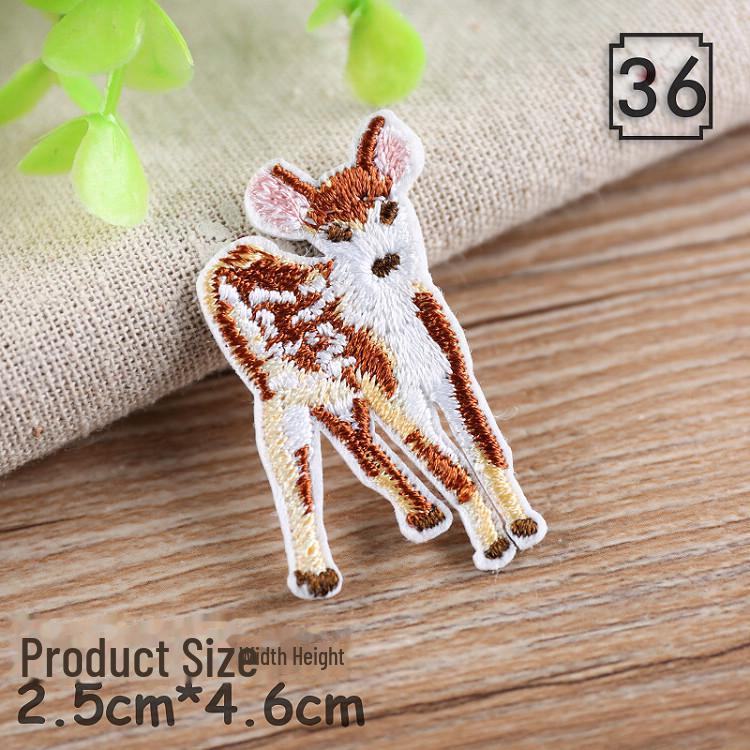 Очаровательная нашивка с изображением маленького животного для детской одежды
