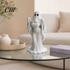 Украшение на Хэллоуин Фигурка Призрачной Леди, Прочная Фигурка из PLA 3D-печати, Полная Загадочности Коллекционная Фигурка, для Рабочего Стола Книжной Полки Дома