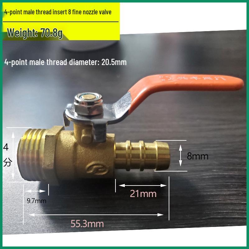 Xingfeng Natural Gas Ball Valve with Nozzle, Inserted Tube, Drain, and Vent Options in 2, 3, or 4-point Sizes