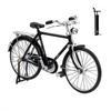 Scale Alloy Bicycle Model Retro Bike Model Miniature Bicycle Ornament for Collection Gift 1/10
