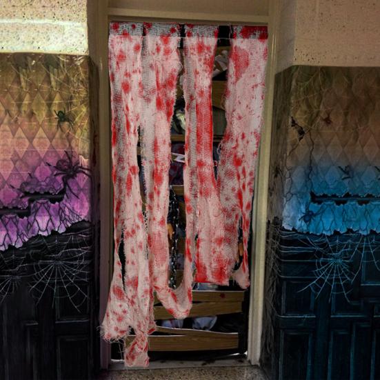 Кровавая повязка Хэллоуин украшение Жуткая марля Страшная искусственная кровавая ткань Место для вечеринки