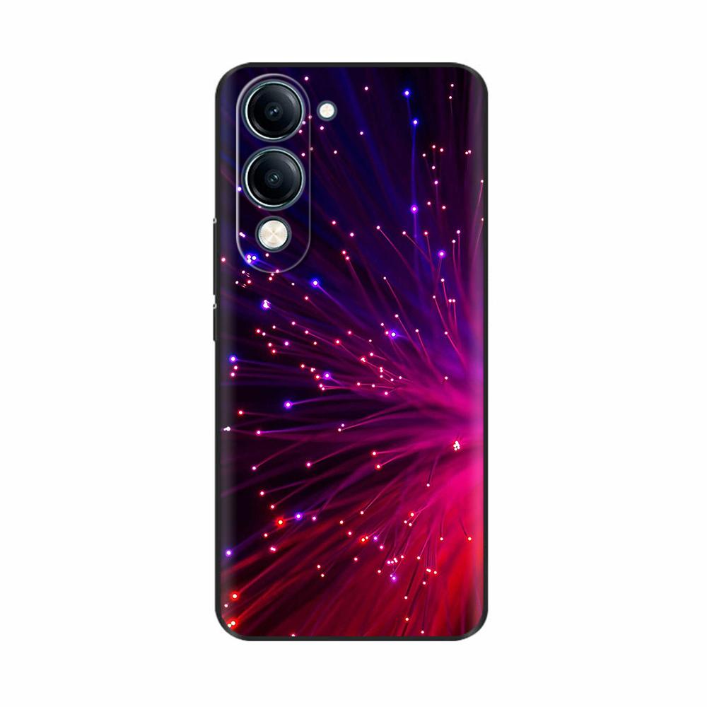 Чехол для Vivo Y19 1915 Мягкий ТПУ Роскошный Милый Силиконовый Чехол Бампер Задняя Крышка Телефона Coque Для Vivo Y19s 2025 Чехлы V2419 Fundas