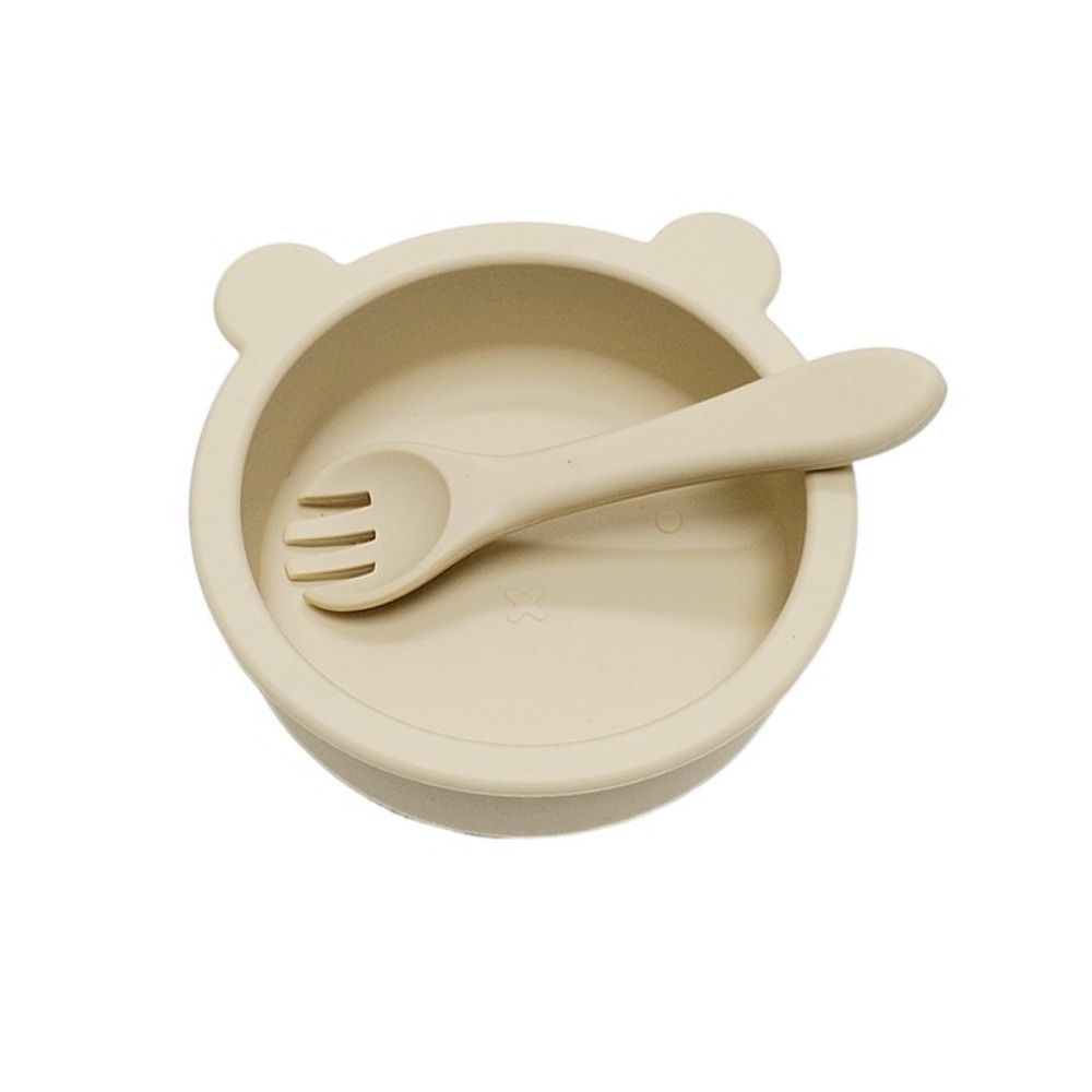Waterproof Silicone Suction Bowls Flexible Feeding Bowl Set Feeding Tableware Learning To Eat