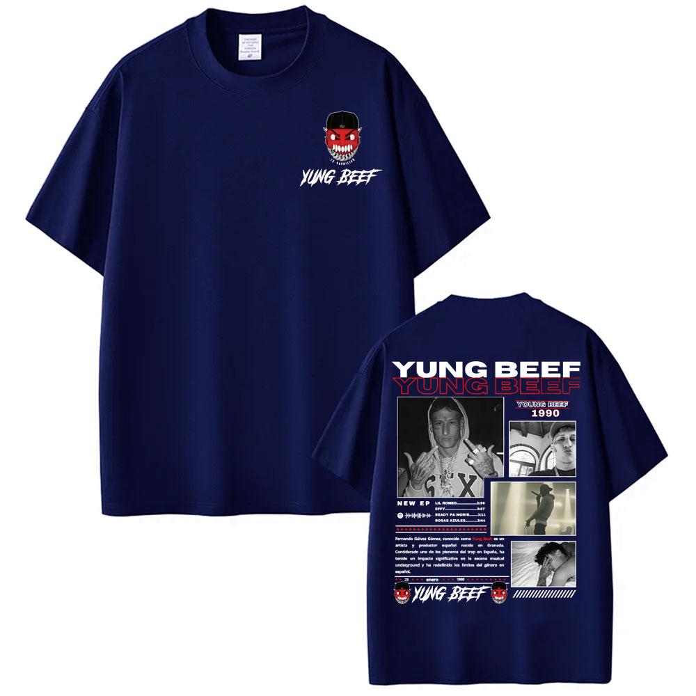 Rapper Yung Beef Album Tour Graphic T Shirt Unisex Women Clothing Cotton Short Sleeve Tshirts Fashion Hip Hop Oversized Tee Shirt