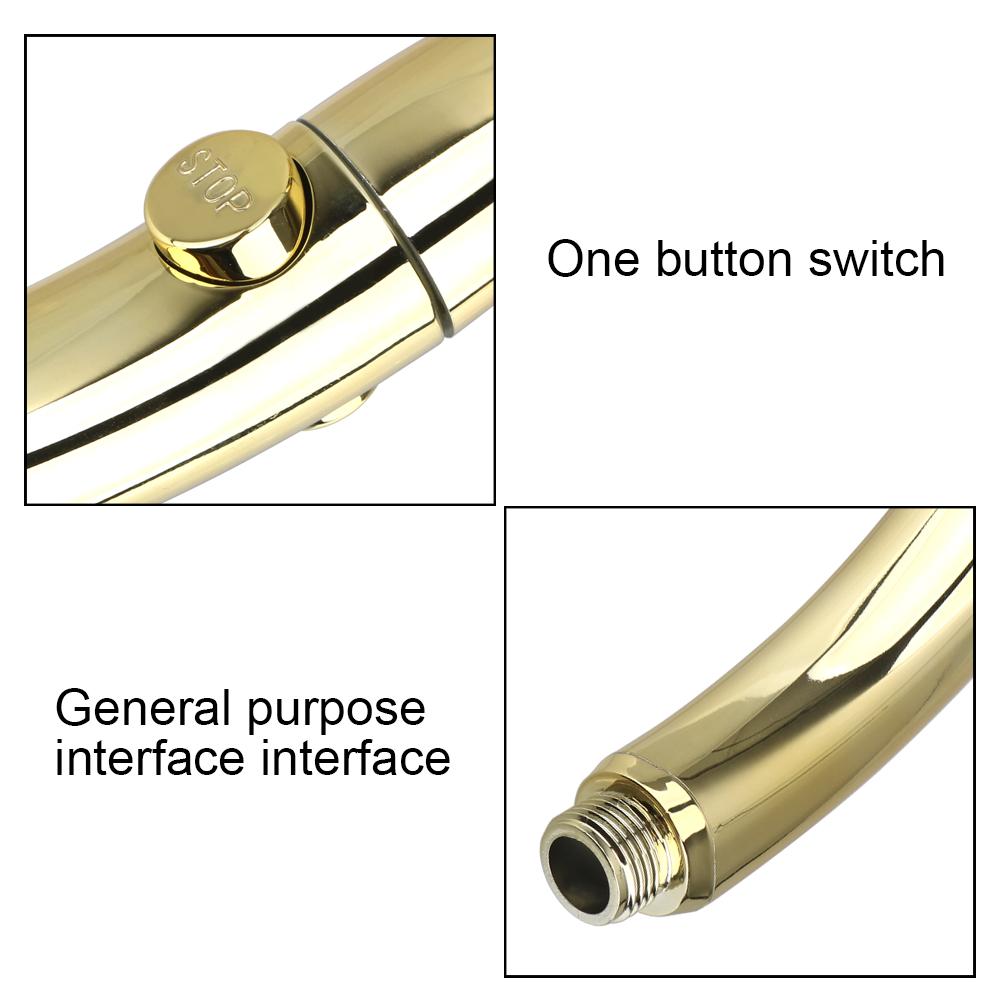 Вращающаяся на 360 градусов ручная душевая головка с 3 режимами струи, переключателем ВКЛ/ВЫКЛ и функцией паузы, водосберегающая душевая головка