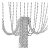 Door Curtain Beaded String Tassel Glitter String Curtains Room Dividers Curtain 100x200cm Lantern Shapes Door Curtain for Living Room Bedroom