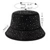 Glitter Diamond Sparkly Bucket Hats Fashion Sun Cap Packable Outdoor Fisherman Hat for Women and Men
