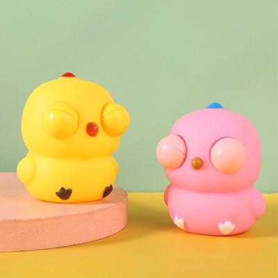 Цыпленок Игрушка-мялка Выпучивающий глаза Цыпленок Игрушка-антистресс Смешная кукла с вылезающими глазами