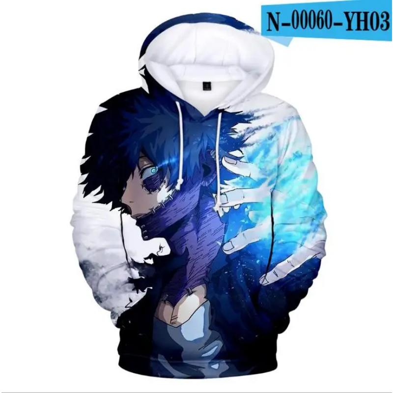 Моя геройская академия Мидория Изуку Всемогущий Косплей Костюм Школьная форма Boku No Hero Academia 3D принт Мужские толстовки с капюшоном