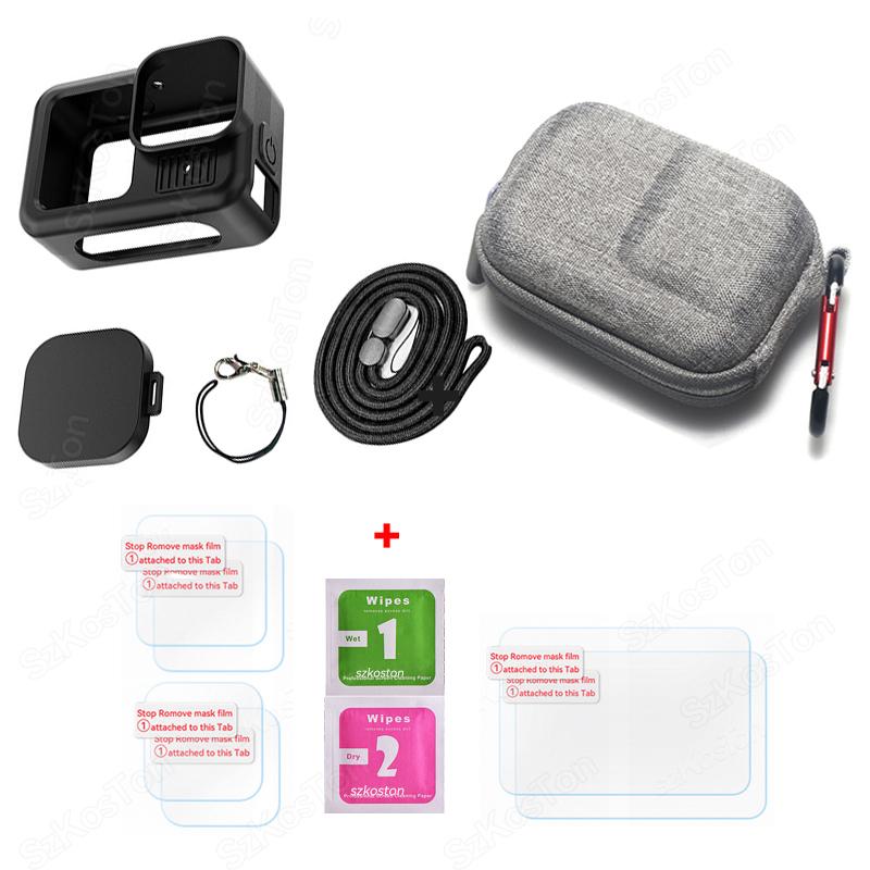 Крышки объектива для Go Pro Hero 13 Мягкий силиконовый водонепроницаемый противоударный чехол для Go Pro 13 Аксессуары для спортивных экшн-принадлежностей