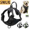Нагрудный ремень для домашних животных, большой жилет для собак, дышащая светоотражающая шлейка для собак, взрывозащищенный с поводком
