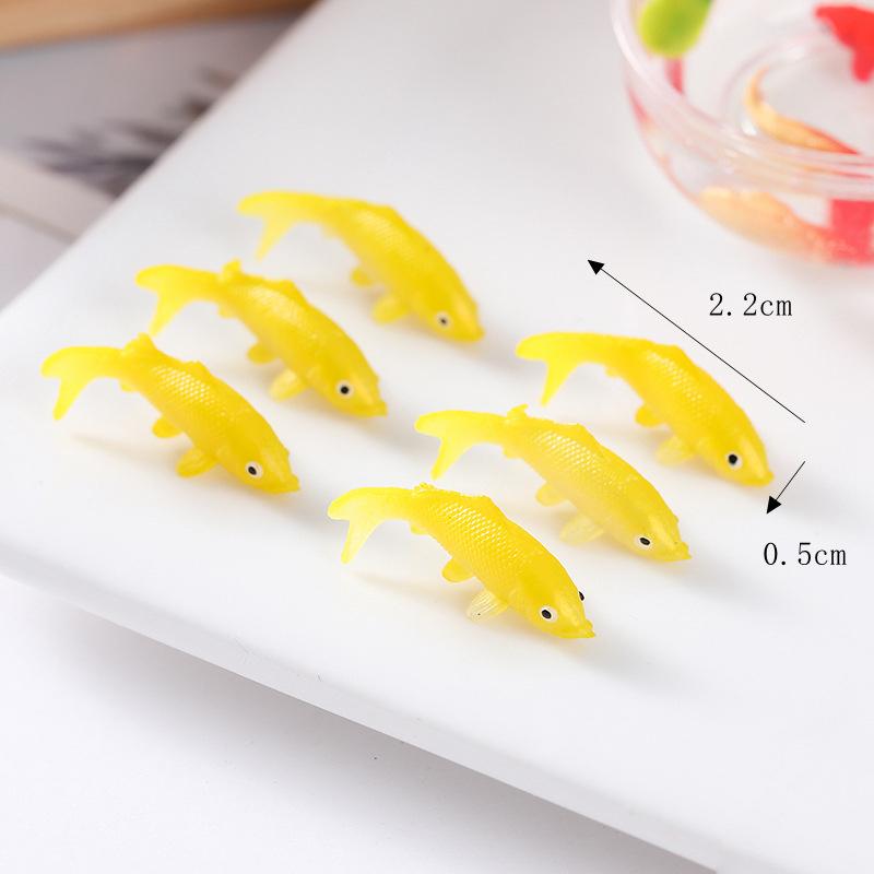 Миниатюрная модель рыбки, кукольный домик, игрушка-симулятор, карп кои, золотая рыбка, аквариум, декор, детский игрушечный домик, микроландшафтный орнамент