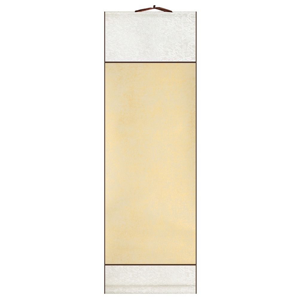 Свиток из золотой рисовой бумаги в китайском стиле, каллиграфические картины, монтировочный свиток, художник