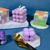 Силиконовая форма куб - Формы для DIY ароматерапевтических свечей-шаров, Креативная форма для выпечки и муссовых тортов