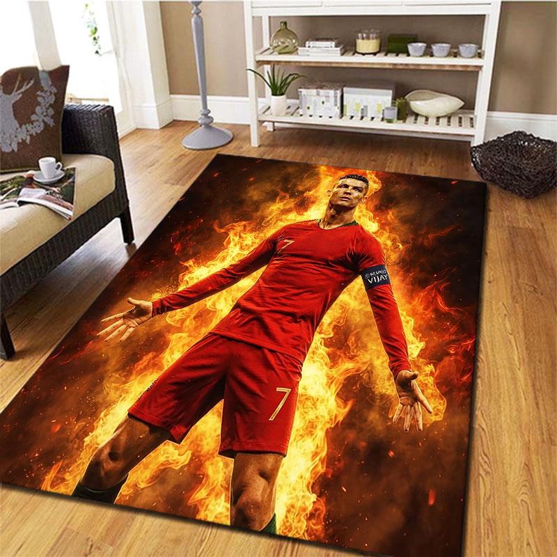 CR7 Carpet Rug for Living Room Bedroom Home Sofa Decoration,Kids play Non-slip Floor Mat