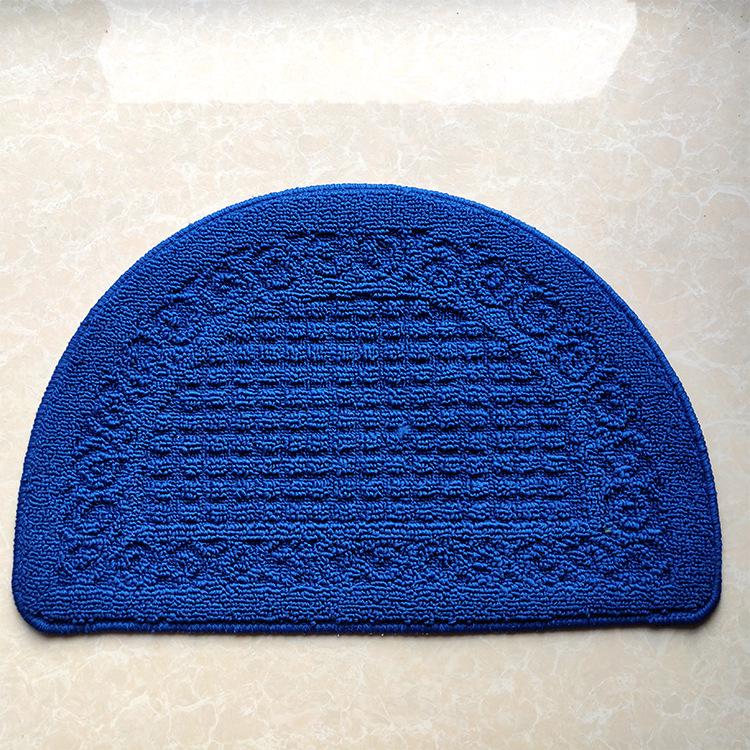 Nordic Cute Semi-Circular Non Slip Absorbing Outdoor Door Maters for Bathroom