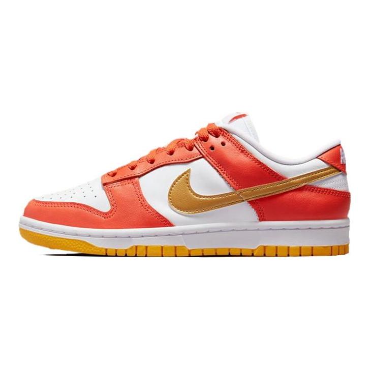 Nike Женские кроссовки Dunk Low University Gold Обувь для скейтбординга DQ4690-800