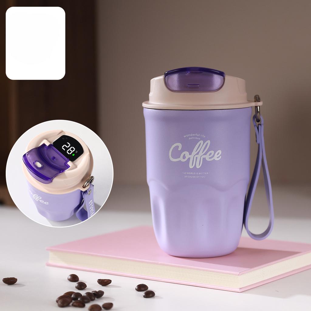 Интеллектуальная рука для измерения температуры для повышения ценности кружки Кофейная чашка из нержавеющей стали 316 Бытовая термостойкая портативная чашка для воды