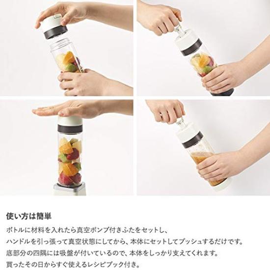 Вакуумный блендер для свежего блендера, миксера, соковыжималки, 280 мл, компактный вакуумный насос, вакуумная консервация, портативная бутылка, ретро, для одного человека, стильный