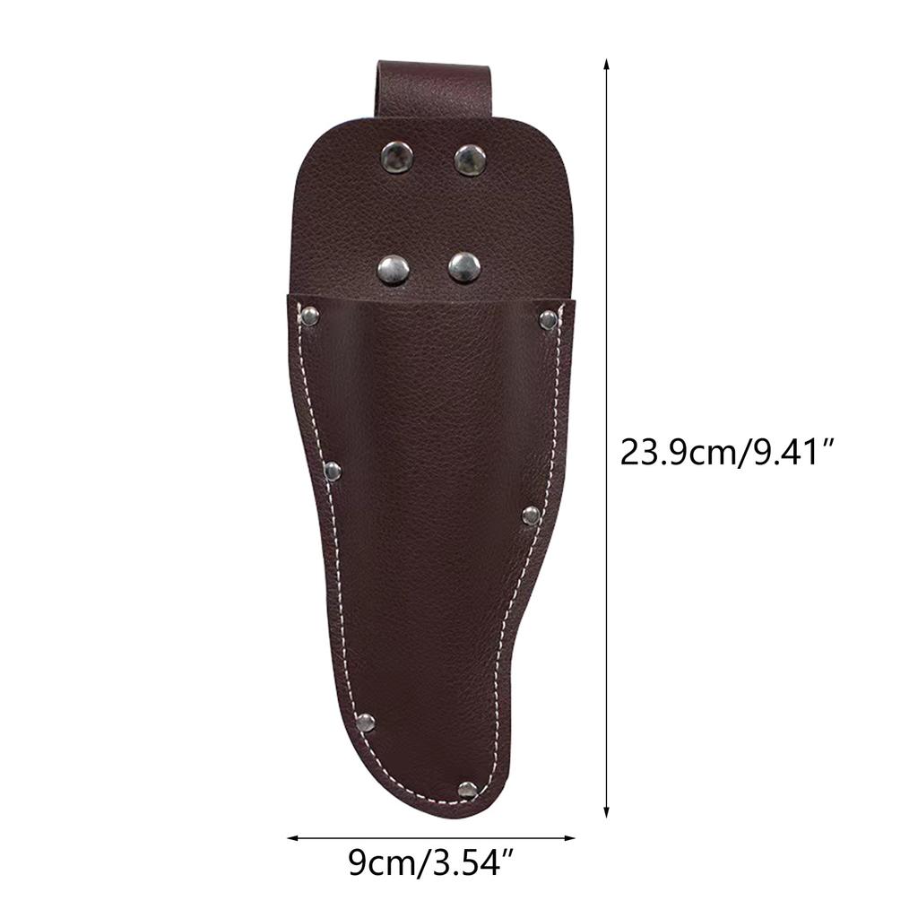 Прочная кобура из коровьей кожи для секатора, удобный органайзер для инструментов для садоводов и ландшафтных дизайнеров