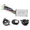36V 48V 350W Electric Motor Controller Kit 17A Brushless Motor Controller with KT LCD7C Display Panel Sensor Throttle