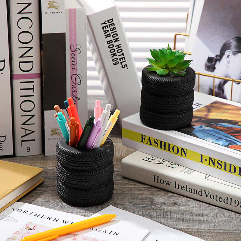 1 шт/2 шт. в форме шины суккулентный кактус держатель карандашей креативный настольный органайзер для ручек подставка держатель для домашнего офиса аксессуары